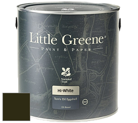 Краска Little Greene Tom’s Oil Eggshell полуматовая масляная краска цвет LG56 Invisible Green