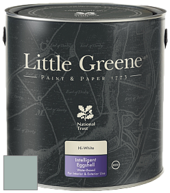 Краска Little Greene Intelligent Eggshell полуматовая моющаяся краска цвет LG101 Celestial Blue