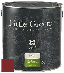 Краска Little Greene Ultimatt Intelligent Matt Emulsion матовая моющаяся краска цвет RAL 3011 