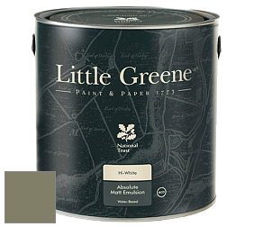 Краска Little Greene Absolute Matt Emulsion матовая краска для потолка цвет RAL 7002 