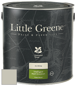 Краска Little Greene Ultimatt Intelligent Matt Emulsion матовая моющаяся краска цвет LG113 French Grey