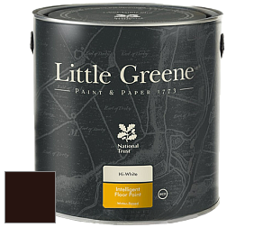 Краска Little Greene Intelligent Floor Paint полуглянцевая быстросохнущая краска цвет LG8 Purple Brown