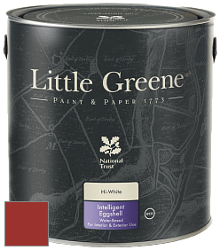 Краска Little Greene Intelligent Eggshell полуматовая моющаяся краска цвет RAL 3013 