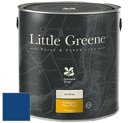 Краска Little Greene Intelligent Floor Paint полуглянцевая быстросохнущая краска цвет RAL 5010 