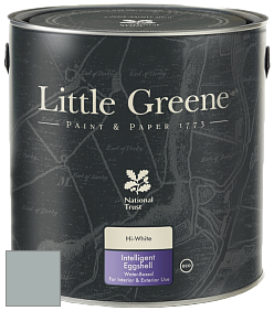 Краска Little Greene Intelligent Eggshell полуматовая моющаяся краска цвет NCS S 3005-B50G 