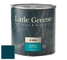 Краска Little Greene Intelligent Satinwood полуглянцевая моющаяся краска цвет LG95 Marine Blue