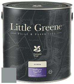Краска Little Greene Intelligent Eggshell полуматовая моющаяся краска цвет NCS S 4005-B50G 