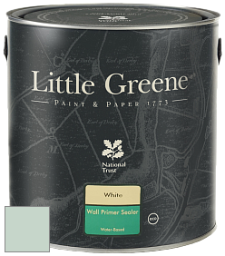 Краска Little Greene Wall Primer Sealer кроющий колеруемый грунт цвет LG284 Aquamarine Mid