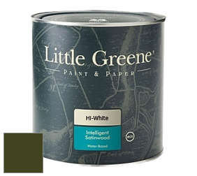 Краска Little Greene Intelligent Satinwood полуглянцевая моющаяся краска цвет LG72 Olive Colour