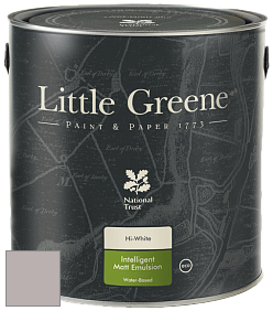Краска Little Greene Ultimatt Intelligent Matt Emulsion матовая моющаяся краска цвет LG181 Welcome Dark