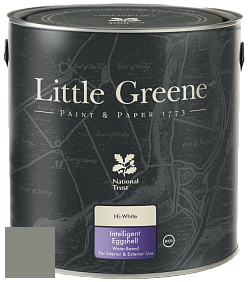 Краска Little Greene Intelligent Eggshell полуматовая моющаяся краска цвет NCS S 5005-G50Y 