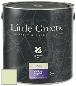 Краска Little Greene Intelligent Eggshell полуматовая моющаяся краска цвет NCS S 0520-G40Y 