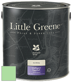 Краска Little Greene Intelligent Eggshell полуматовая моющаяся краска цвет NCS S 0540-G20Y 