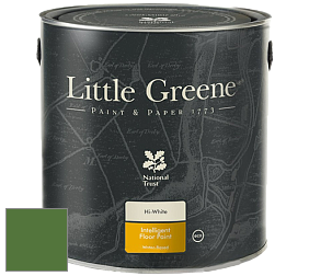 Краска Little Greene Intelligent Floor Paint полуглянцевая быстросохнущая краска цвет RAL 6025 