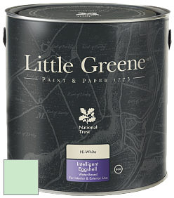 Краска Little Greene Intelligent Eggshell полуматовая моющаяся краска цвет NCS S 0520-G10Y 