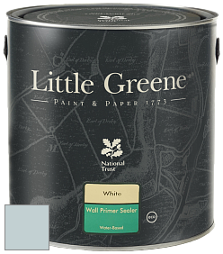 Краска Little Greene Wall Primer Sealer кроющий колеруемый грунт цвет LG325 Bone China Blue - Faint