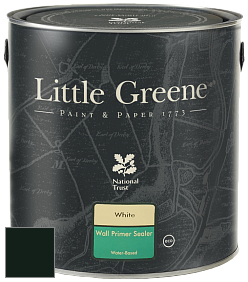 Краска Little Greene Wall Primer Sealer кроющий колеруемый грунт цвет LGGr216 Obsidian Green