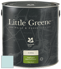 Краска Little Greene Ultimatt Intelligent Matt Emulsion матовая моющаяся краска цвет LG102 Gentle Sky