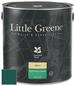Краска Little Greene Wall Primer Sealer кроющий колеруемый грунт цвет LG96 Mid Azure Green
