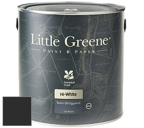 Краска Little Greene Tom’s Oil Eggshell полуматовая масляная краска цвет LG228 Lamp Black