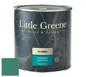 Краска Little Greene Intelligent Satinwood полуглянцевая моющаяся краска цвет NCS S 4040-B90G 