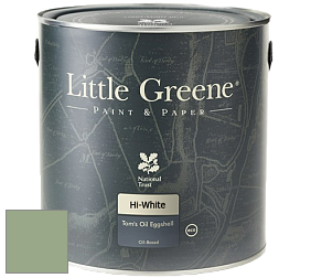 Краска Little Greene Tom’s Oil Eggshell полуматовая масляная краска цвет NCS S 3020-G30Y 