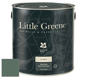 Краска Little Greene Absolute Matt Emulsion матовая краска для потолка цвет LG305 Ho Ho Green