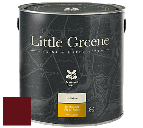 Краска Little Greene Intelligent Floor Paint полуглянцевая быстросохнущая краска цвет LG14 Baked Cherry