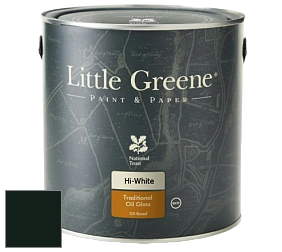 Краска Little Greene Traditional Oil Gloss высокоглянцевая масляная краска цвет LG216 Obsidian Green