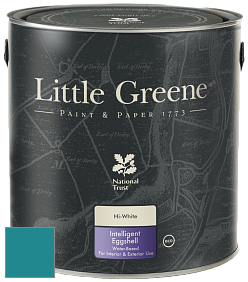 Краска Little Greene Intelligent Eggshell полуматовая моющаяся краска цвет RAL 5018 