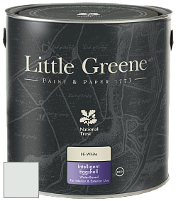Краска Little Greene Intelligent Eggshell полуматовая моющаяся краска цвет LG182 Bone China Blue Pale