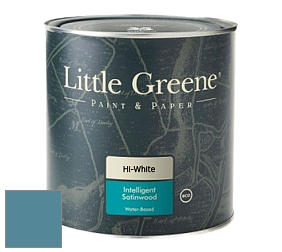Краска Little Greene Intelligent Satinwood полуглянцевая моющаяся краска цвет LG260 Air Force Blue