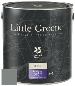 Краска Little Greene Intelligent Eggshell полуматовая моющаяся краска цвет NCS S 5005-G 