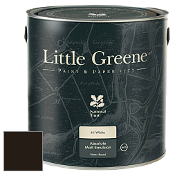 Краска Little Greene Absolute Matt Emulsion матовая краска для потолка цвет LG124 Chocolate Colour