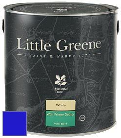 Краска Little Greene Wall Primer Sealer кроющий колеруемый грунт цвет LG264 Ultra Blue