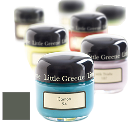 Краска Little Greene Sample Pot баночка краски цвет LGSt293 Pompeian Ash