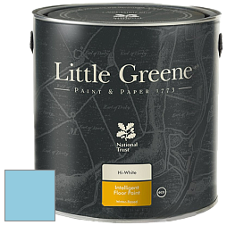 Краска Little Greene Intelligent Floor Paint полуглянцевая быстросохнущая краска цвет LG253 Regency Blue