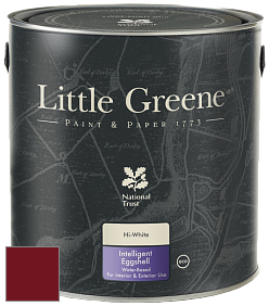 Краска Little Greene Intelligent Eggshell полуматовая моющаяся краска цвет RAL 3032 