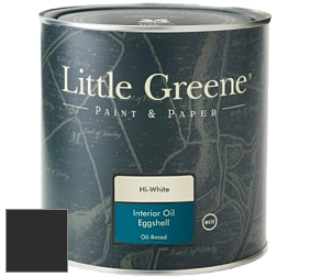 Краска Little Greene Interior Oil Eggshell полуматовая масляная краска цвет LG228 Lamp Black