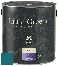 Краска Little Greene Intelligent Eggshell полуматовая моющаяся краска цвет NCS S 5040-B20G 
