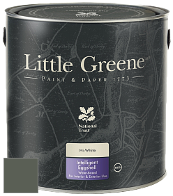 Краска Little Greene Intelligent Eggshell полуматовая моющаяся краска цвет LGSt293 Pompeian Ash