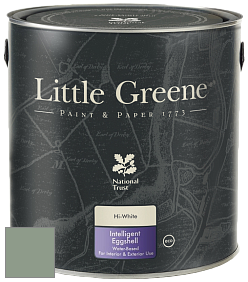Краска Little Greene Intelligent Eggshell полуматовая моющаяся краска цвет LGGr296 Windmill Lane