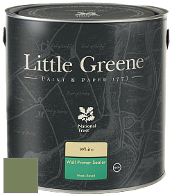Краска Little Greene Wall Primer Sealer кроющий колеруемый грунт цвет LGSt80 Sage Green