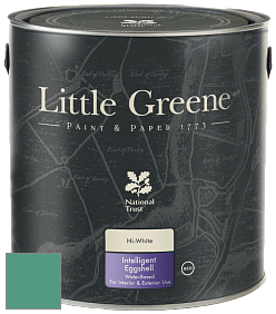 Краска Little Greene Intelligent Eggshell полуматовая моющаяся краска цвет NCS S 3040-B90G 