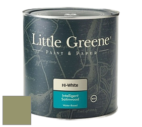 Краска Little Greene Intelligent Satinwood полуглянцевая моющаяся краска цвет LG302 Sir Lutyen's Sage