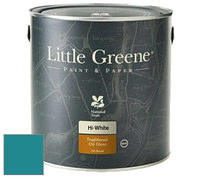 Краска Little Greene Traditional Oil Gloss высокоглянцевая масляная краска цвет RAL 5018 