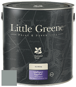 Краска Little Greene Intelligent Eggshell полуматовая моющаяся краска цвет NCS S 4005-B80G 