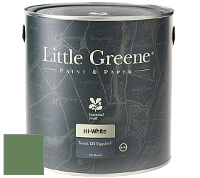 Краска Little Greene Tom’s Oil Eggshell полуматовая масляная краска цвет RAL 6011 