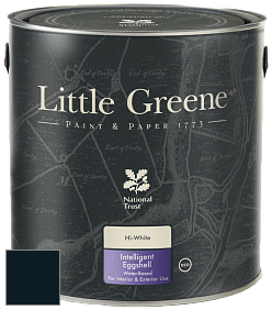 Краска Little Greene Intelligent Eggshell полуматовая моющаяся краска цвет LG221 Basalt