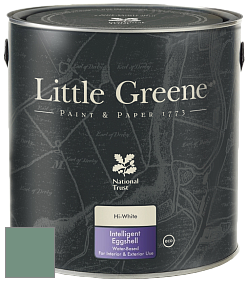 Краска Little Greene Intelligent Eggshell полуматовая моющаяся краска цвет NCS S 4020-G 